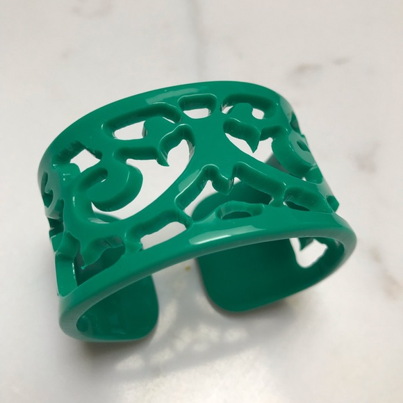 Resin Filagree Cuff Bracelet - Picture 4 of 5